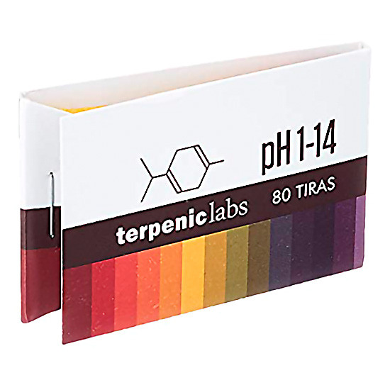 Imagen de Terpenic Labs tiras pH 1-14 80u