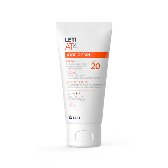 Imagen de Leti AT4 facial spf20     50ml