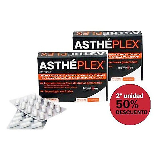 Imagen de ASTHEPLEX AHORRO 30 CAPS 2ªUDS 50%