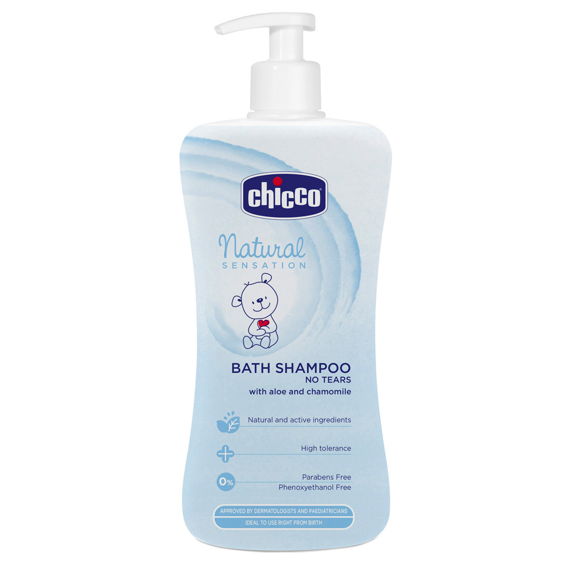 Imagen de Chicco Natural Sensation gel de baño y champú  sin lagrimas 500ml